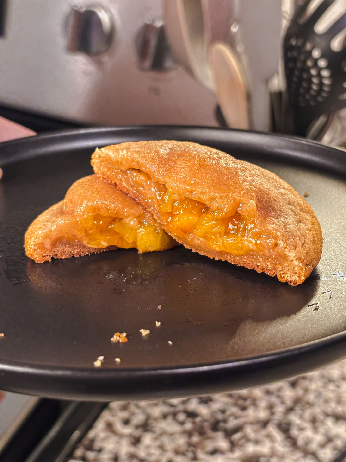Peach Cobbler cookie from Cold Batch Cookie Co.